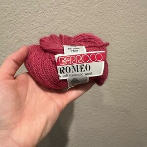 Lot of 6 Berroco Romeo Icelandic Yarn Fuchsia Magenta
